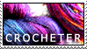 Crocheter stamp