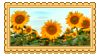 Sunflowers stamp
